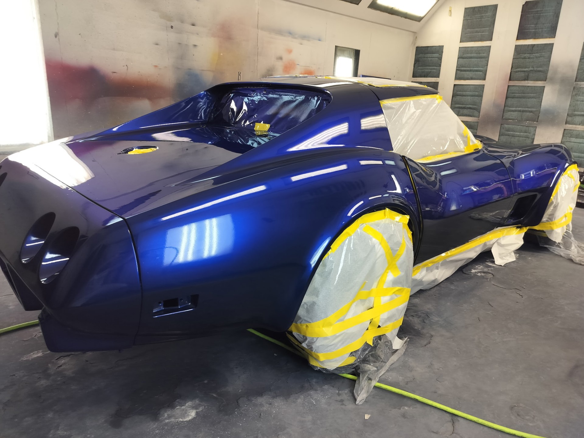 Midnight Blue Corvette