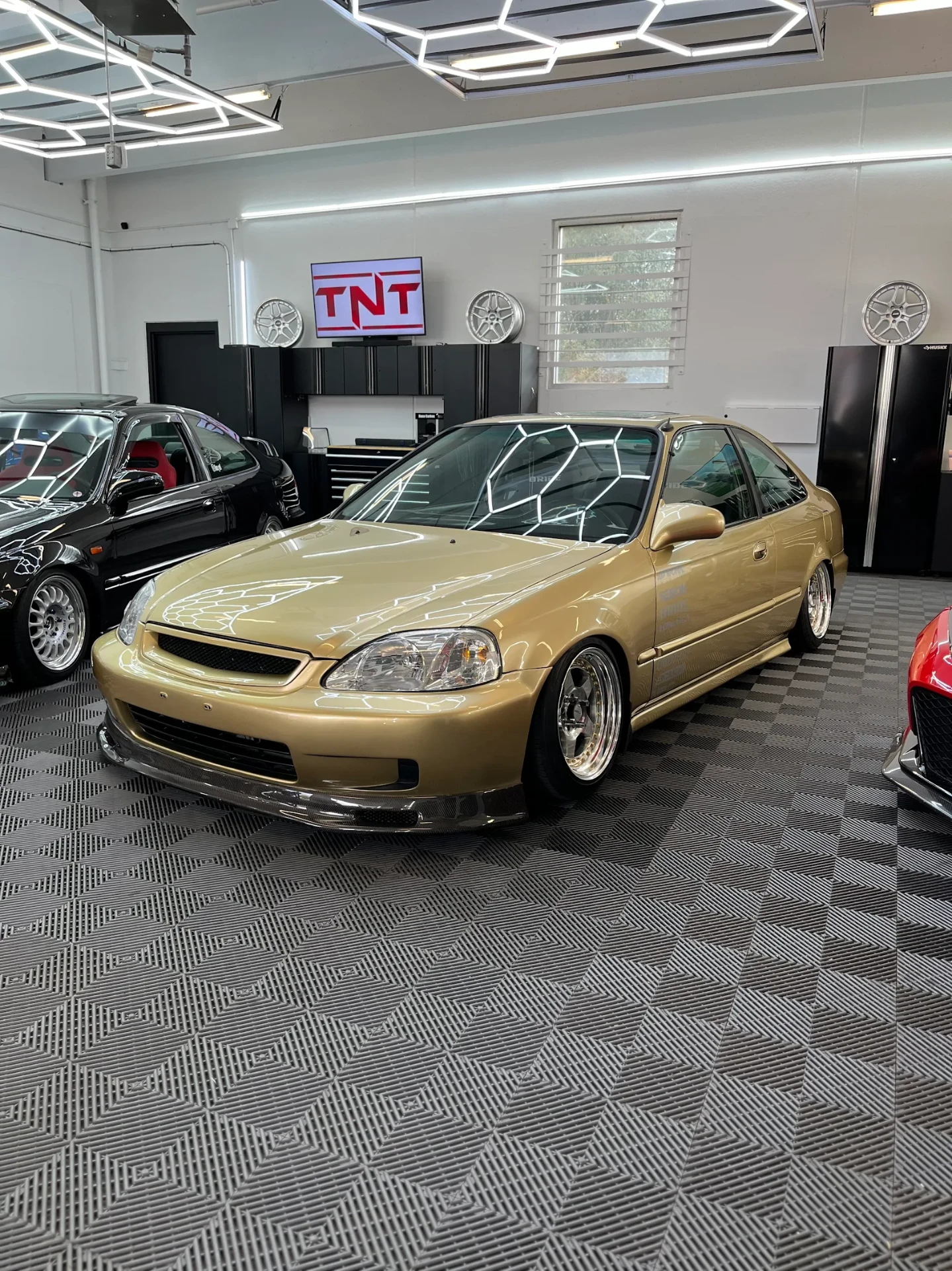 Gold Metallic EK Civic